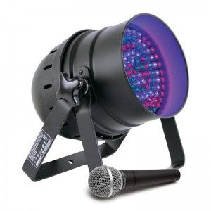 RGB Spotlight sensitive to voice