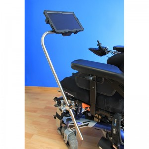 Detachable and adjustable wheelchair mount